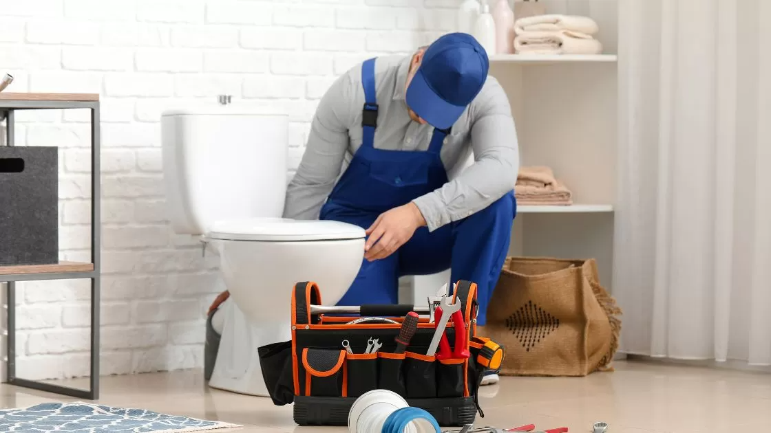 reinstall toilet bowl