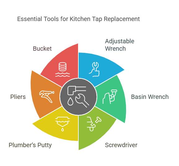 Tools Required for Changing Kitchen Tap